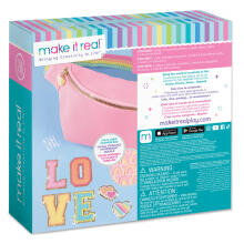 MAKE IT REAL DIY set Fashion Bag with Patches