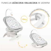Bebe Basic Rocker Noco Art.239261 Graphite  Bērnu šūpoles 2 vienā