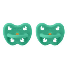 Hevea Natural Rubber Pacifier Anatomical Art.239430 Pop of Green Natural anatomical 3-36 month