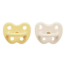 Hevea Natural Rubber Pacifier Anatomical Art.239433 Pale Butter/Milky White Natural anatomical 3-36 month