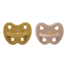 Hevea Natural Rubber Pacifier Anatomical Art.239439 Golden Honey/Tan Beige Natural anatomical 3-36 month