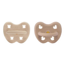 Hevea Natural Rubber Pacifier Anatomical Art.239442 Sandy nude/Tan beige  Natural anatomical 3-36 month