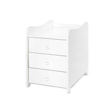 Lorelli Maxi Plus Art.10150580043P White/Artwood Baby Crib-Transformer