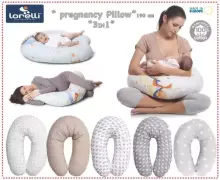 Lorelli Breast Pillow Art.20810066701 Beige Sky pakaviņš mazuļa barošanai / gulēšanai / pakaviņš grūtniecēm