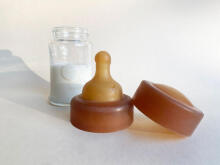 Hevea Glass Baby Bottle Wide Neck Art.478401 Stikla barošanas pudelīte 150ml,2 gab
