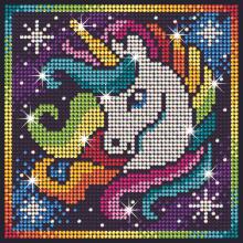 KITFIX Amatniecības komplekts Diamond Art dimantiņu māksla, Vienradzis