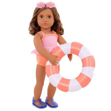 OUR GENERATION bathing suit outfit with floaty, BD30540