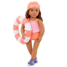 OUR GENERATION bathing suit outfit with floaty, BD30540