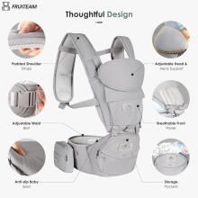 Fruiteam Baby Carrier 6 in 1 Art.239834 Light Grey Сумка-переноска от 3 до 9 килограмм