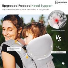 Fruiteam Baby Carrier 6 in 1 Art.239834 Light Grey Сумка-переноска от 3 до 9 килограмм