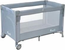 Kids Severno Сlose To Mommy Art.239835 Grey   Bērnu manēža - ceļojumu gultiņa no dzimšanas līdz 15 kg