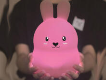 Kids Severno  Projector Rabbit Art.239838 Children's night light led rabbit touch rgb remote control