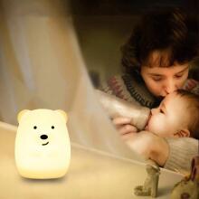 Kids Severno  Projector Bear Art.239839 Children's night light led rabbit touch rgb remote control