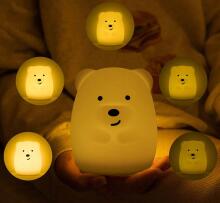 Kids Severno  Projector Bear Art.239839 Children's night light led rabbit touch rgb remote control