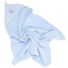 Bocialand Bath Towel Cover Ears Art.BOC0123 Hippo Terry towel with hood 80x80cm