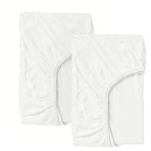 La Bebe™ I-Soft Sheet Art.501.139.38 White  Palags ar gumiju 120x60cm