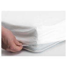 La Bebe™ I-Soft Sheet Art.501.139.38 White  Palags ar gumiju 120x60cm