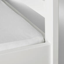 La Bebe™ I-Soft Sheet Art.501.139.38 White  Palags ar gumiju 120x60cm