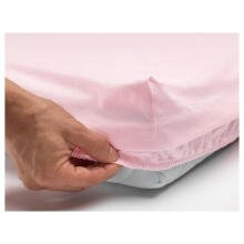 La Bebe™ I-Soft Sheet Art.240094 Pink  fitted sheet 120x60 cm