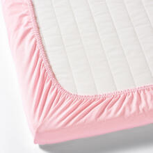 La Bebe™ I-Soft Sheet Art.240094 Pink  fitted sheet 120x60 cm