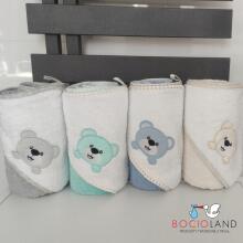 Bocialand Bath Towel  Art.BOC0220 Bear   towel with hood 100x100cm
