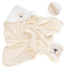 Bocialand Bath Towel  Art.BOC0220 Bear   towel with hood 100x100cm