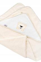 Bocialand Bath Towel  Art.BOC0220 Bear   towel with hood 100x100cm