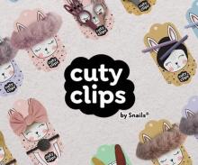 Cuty Clips Bunny  Art.CL0017 Original hair clip 2 pcs.