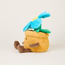 Warmies - Blue Flower Pot (regular size)