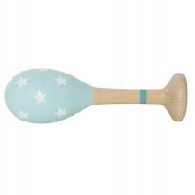 JaBaDaBaDo  Maraccas Art.M14094 Blue Wooden maracas, 1 pc.