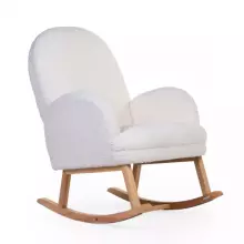 Childhome Rocking Chair Art.BB65182 Teddy Of White  Rocking chair for feeding