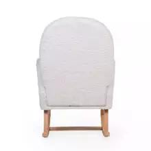 Childhome Rocking Chair Art.BB65182 Teddy Of White  Rocking chair for feeding