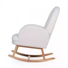 Childhome Rocking Chair Art.BB65182 Teddy Of White  Rocking chair for feeding