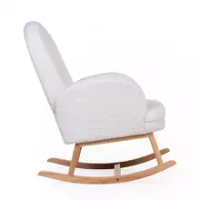 Childhome Rocking Chair Art.BB65182 Teddy Of White  Rocking chair for feeding