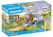 PLAYMOBIL HORSES OF WATERFALL Mobilā jāšanas skola 71493