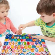 Wooden Puzzles Montessori 6 in 1  Art.241379 Koka puzle Montessori