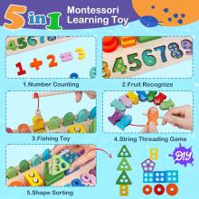 Plunack Montessori Wooden Art.241381 Montessori Wooden Puzzle