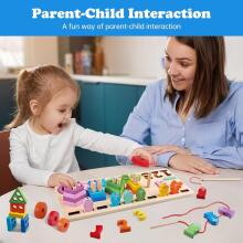 Plunack Montessori Wooden Art.241381 Montessori Wooden Puzzle