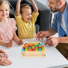 Riaisttd Fishing Wood Game Alphabet and Number Art.241388 Montessori Wooden Puzzle