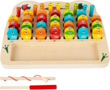 Riaisttd Fishing Wood Game Alphabet and Number Art.241388 Montessori Wooden Puzzle