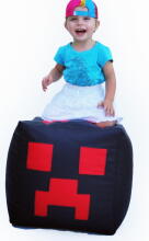 Qubo™ The Cube 50 Minecraft Art.241479 Apple Бин бег (bean bag) пуф