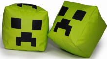 Qubo™ The Cube 50 Minecraft Art.241479 Apple Бин бег (bean bag) пуф