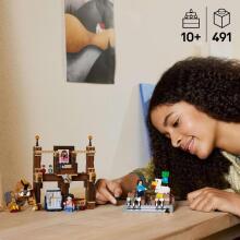LEGO® Minecraft komplekts "Kaujas ringa pie Meža savrupmājas", Art. 21272
