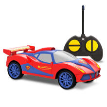 Superman radio control car Racer, scale 1:28