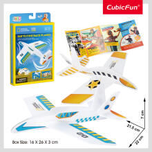 CUBIC FUN National Geographic 3D dėlionė Lidmašīnas, Kas Lido 360° Leņķī Un Atgriežas