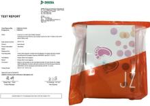 JZK Art for Baby Art.241852 Hand and Foot print Trīsdaļīgs Ramītis
