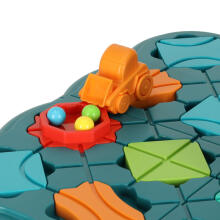 Ikonka Art.KX3225 Puzzle galda spēle labirints šķēršļu josla 28 el.