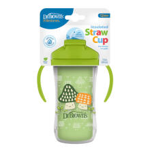 TC01203 THERMAL MUG WITH STRAW 300ML 12+ GREEN