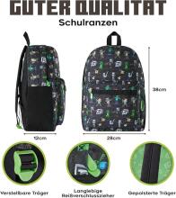 Minecraft Backpack Art.242213  Bērnu mugursoma