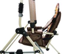 Kidsworld 2-in-1 Children Swing/Garden Swing Art.24233 Детская качель 2-в-1/ садовая качель, качель для дома/ стульчик для кормления.